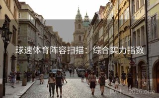球速体育阵容扫描：综合实力指数