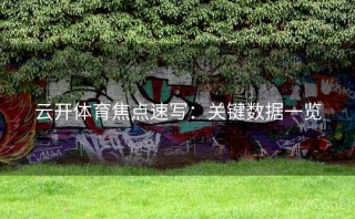 云开体育焦点速写：关键数据一览