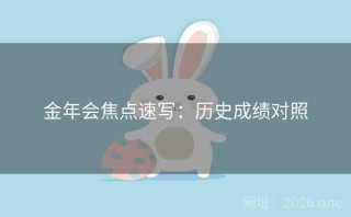 金年会焦点速写：历史成绩对照