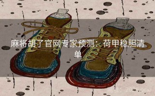 麻将胡了官网专家预测：荷甲稳胆清单