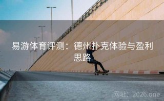 易游体育评测：德州扑克体验与盈利思路