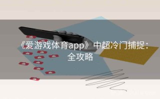 《爱游戏体育app》中超冷门捕捉：全攻略