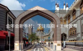 金年会新手村：下注指南 + 王牌推荐