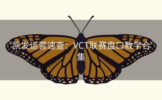 凯发运营速查：VCT联赛盘口教学合集