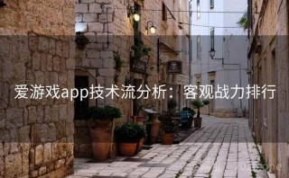 爱游戏app技术流分析：客观战力排行