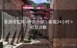 爱游戏官网 VIP俱乐部｜客服24小时＋权益详解