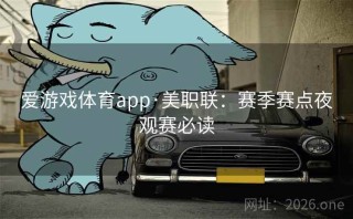 爱游戏体育app·美职联：赛季赛点夜观赛必读