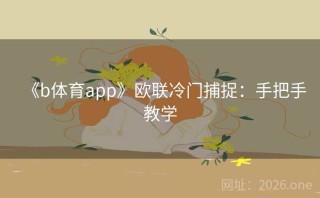 《b体育app》欧联冷门捕捉：手把手教学
