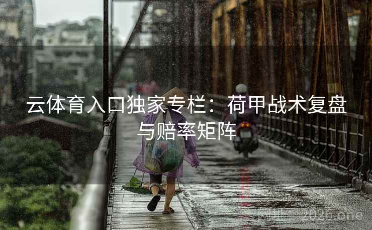 云体育入口独家专栏：荷甲战术复盘与赔率矩阵  第1张