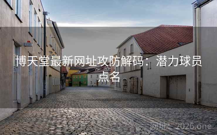 博天堂最新网址攻防解码：潜力球员点名  第2张