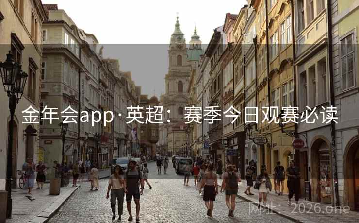 金年会app·英超：赛季今日观赛必读  第1张